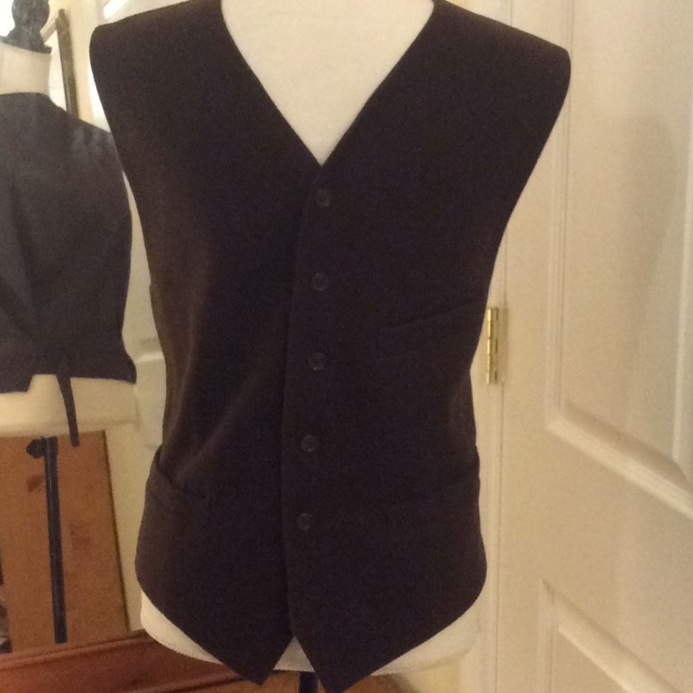 Cold water creek men’s vest dark brown